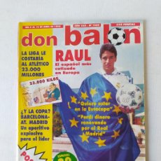 Coleccionismo deportivo: REVISTA DON BALÓN. AÑO XXII. Nº 1069. 14 ABRIL 1996. RAUL GONZALEZ. TDKC40