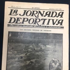 Coleccionismo deportivo: REVISTA LA JORNADA DEPORTIVA Nº49 AGOSTO 1922 II PREMIO PENYA RHIN FOTO EQUPO F.C SEO D'URGELL