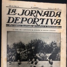 Coleccionismo deportivo: REVISTA LA JORNADA DEPORTIVA Nº 42 JULIO 1922 PARTIDO FUTBOL SABADELL - DEPORTIU SAN FELIU