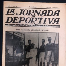 Coleccionismo deportivo: REVISTA LA JORNADA DEPORTIVA Nº 40 JULIO 1922 II GRAN PREMIO PENYA RHIN