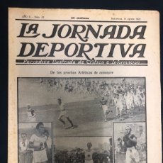 Coleccionismo deportivo: REVISTA LA JORNADA DEPORTIVA Nº 53 1922 AGOSTO