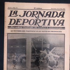 Coleccionismo deportivo: REVISTA LA JORNADA DEPORTIVA Nº 164 JUNIO 1923 PARTIDO VALENCIA - EUROPA