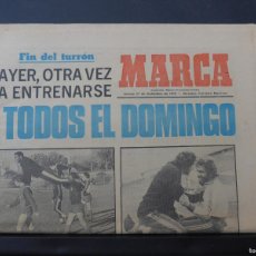 Coleccionismo deportivo: DIARIO MARCA AYER, OTRA VEZ A ENTRENARSE TODOS EL DOMINGO 27 DE DICIEMBRE DE 1979