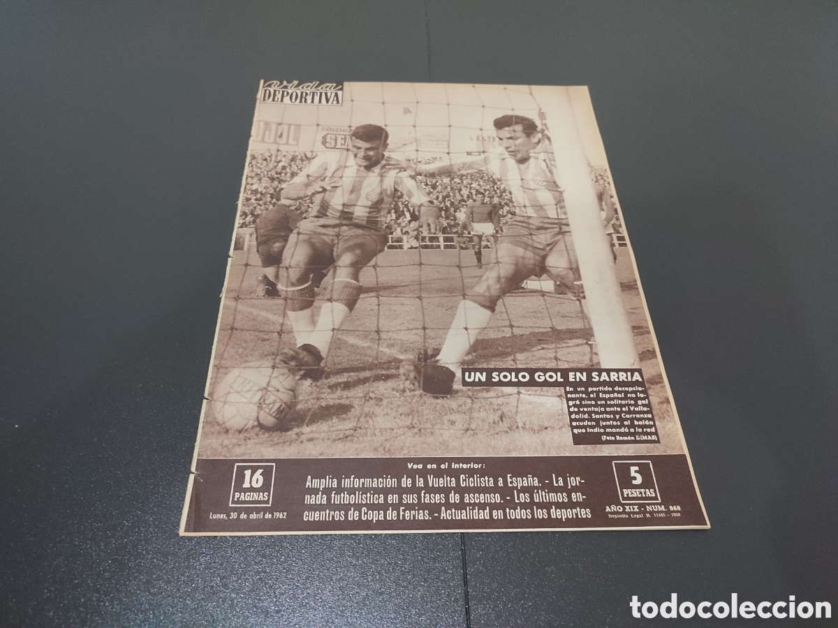 revista vida deportiva 30 04 1962. n 868 r.mad Buy Football