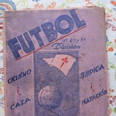 Coleccionismo deportivo: 1947-48 REVISTA FUTBOL 1ª 2ª Y 3ª (GRUPO 1)-CICLISMO- CAZA - HIPICA - NATACION - IMPRENTA PAREDES