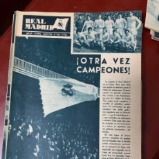 Coleccionismo deportivo: REAL MADRID CAMPEÓN LIGA . LOTE REVISTAS Y PERIÓDICOS