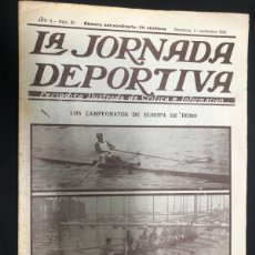Coleccionismo deportivo: REVISTA LA JORNADA DEPORTIVA Nº 60 1922 II GP PENYA RHIN Y TROFEO ARMANGUE
