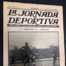 Coleccionismo deportivo: REVISTA LA JORNADA DEPORTIVA Nº 75 1922 CAMPEONATO MOTO CLUB CIRCUITO TARRAGONA Y GP PENYA RHIN