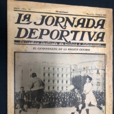Coleccionismo deportivo: REVISTA LA JORNADA DEPORTIVA Nº 127 1923 PARTIDO FUTBOL C.N ALICANTE - VALENCIA F.C