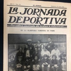 Coleccionismo deportivo: REVISTA LA JORNADA DEPORTIVA Nº 55 1922