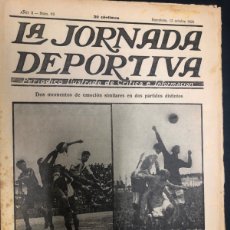 Coleccionismo deportivo: REVISTA LA JORNADA DEPORTIVA Nº 69 1922 FOTO EQUIPO FUTBOL CD CASTELLON