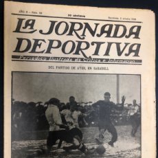 Coleccionismo deportivo: REVISTA LA JORNADA DEPORTIVA Nº 68 1922