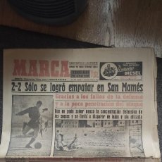 Coleccionismo deportivo: MARCA 9 NOVIEMBRE DE 1953, 2 - SOLO SE LOGRÓ EMPATAR EN SAN MAMÉS