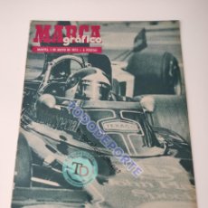 Coleccionismo deportivo: MARCA MARTES GRAFICO Nº 10 RESUMEN JORNADA 31 LIGA 72/73 1972/1973 PORTADA FITTIPALDI F1