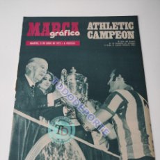 Coleccionismo deportivo: MARCA MARTES GRAFICO Nº 19 ATHLETIC CLUB BILBAO CAMPEON COPA GENERALISIMO 1972/1973 72/73 IÑAKI SAEZ