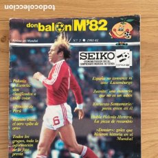 Coleccionismo deportivo: DON BALÓN MUNDIAL ESPAÑA 82 NÚMERO 5 - POSTER PERÚ - POLONIA - JUANITO - H. HERRERA - ESCOCIA
