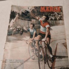 Coleccionismo deportivo: MARCA 1951 R.MADRID 5 BARCELONA 1. CAMPANAL II. CAMPEONATOS ESPAÑA BILLAR EN ZARAGOZA