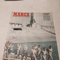 Coleccionismo deportivo: MARCA 1952 LOS MILLONARIOS EN CHAMARTIN.HOMENAJE A JUNCOSA DEL AT.MADRID.FESTEJOS BODAS ORO R.MADRID