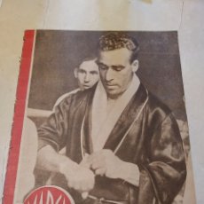 Coleccionismo deportivo: MARCA 1946 IV REGATA DE INVIERNO EN MÁLAGA. BOXEO MARTIN KO A HITA. ARTURITO POMAR . REAL MOTO CLUB