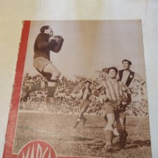Coleccionismo deportivo: MARCA 1946 AT.AVIACION2 OVIEDO 2 VALENCIA 1 R.MADRID 1. TONY CUCCINELLO BEISBOL