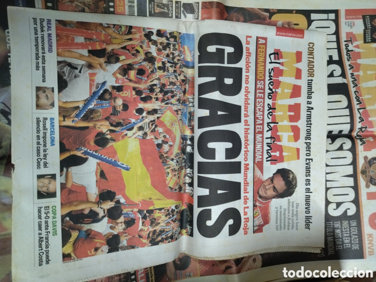 Coleccionismo deportivo: MARCA &iexcl;QUE SI,QUE SOMOS CAMPEONES! - Foto 2