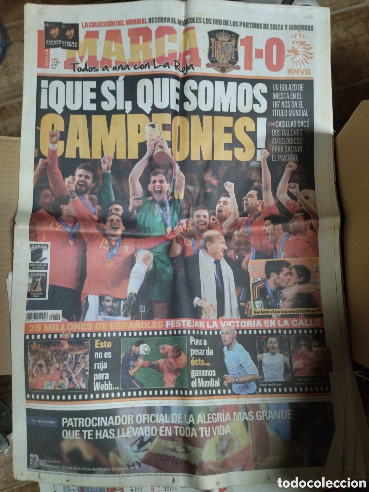 Coleccionismo deportivo: MARCA &iexcl;QUE SI,QUE SOMOS CAMPEONES! - Foto 1
