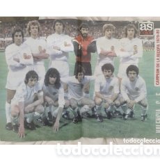 Coleccionismo deportivo: VALENCIA CLUB DE FÚTBOL CAMPEONES DE LA RECOPA 1979/80 FIRMADO POR LOS JUGADORES ( AS COLOR)