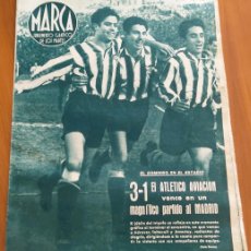 Coleccionismo deportivo: MARCA SUPLEMENTO GRAFICO DE LOS MARTES Nº62 - 1 FEBRERO 1944 - ATLETICO AVIACION 3 - MADRID 1