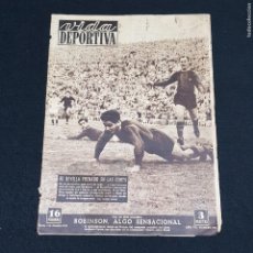 Coleccionismo deportivo: VIDA DEPORTIVA - 1950 - AÑO VII - NÚM 274 - EL SEVILLA FRENADO EN LAS CORTS / 19.155