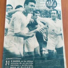 Coleccionismo deportivo: MARCA SEMANARIO GRAFICO DE LOS DEPORTES Nº 160 - 3 MARZO 1942 - MADRID 2 - ALICANTE 1