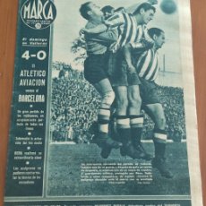 Coleccionismo deportivo: MARCA SUPLEMENTO GRAFICO DE LOS DEPORTES Nº197 - 17 NOVIENBRE 1942 - A. AVIACION 4 - BARCELONA 0