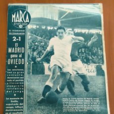 Coleccionismo deportivo: MARCA SEMANARIO GRAFICO DE LOS DEPORTES Nº198 - 24 NOVIEMBRE 1942 - MADRID 2 - OVIEDO 1