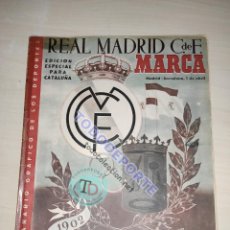 Coleccionismo deportivo: MARCA Nº 487 1952 ESPECIAL BODAS DE ORO REAL MADRID - MILLONARIOS BASKET FUTBOL 50 AÑOS