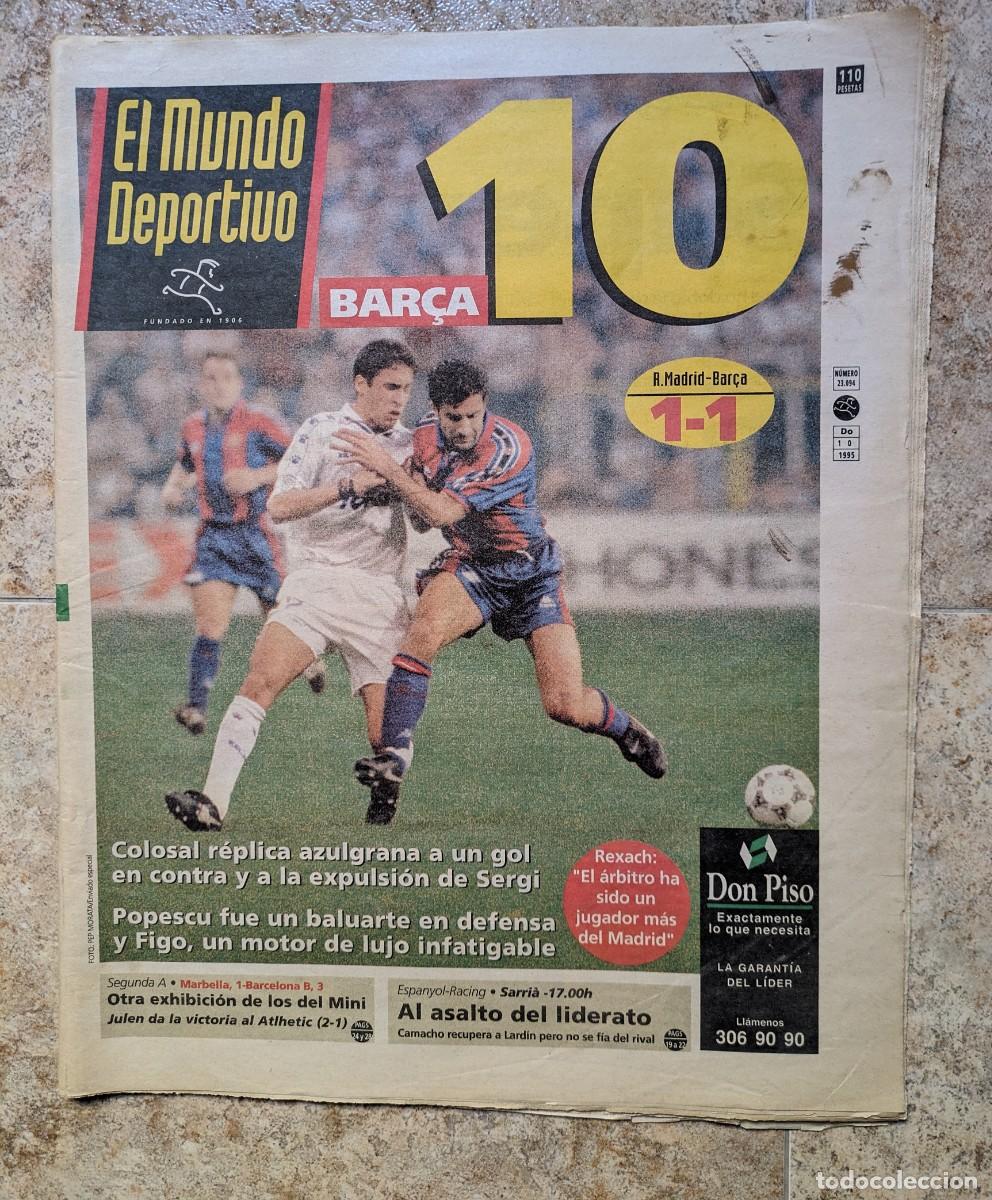 Colecionismo desportivo: Mundo Deportivo Bar&ccedil;a 10. Octubre 1995