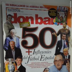 Coleccionismo deportivo: DON BALON REVISTA Nº 1716 - 09-2008-LOS 50 MAS INFLUYENTES DEL FUTBOL ESPAÑOL -POSTER DE DANI ALVES