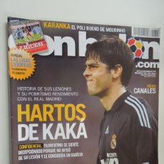 Coleccionismo deportivo: DON BALON REVISTA Nº 1815- 08-2010- HARTOS DE KAKÁ - POSTER CANALES REAL MADRID