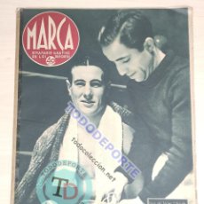 Coleccionismo deportivo: MARCA Nº 44 1939 LIGA 39/40 RACING SANTANDER - ATLETICO AVIACION-BETIS - BATA BARACALDO - CICLISMO