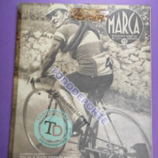 Coleccionismo deportivo: MARCA Nº 134 1941 TRUEBA CICLISMO CIRCUITO DEL NORTE - TORRELAVEGA - LILI ALVAREZ - ZAMORA VALENCIA