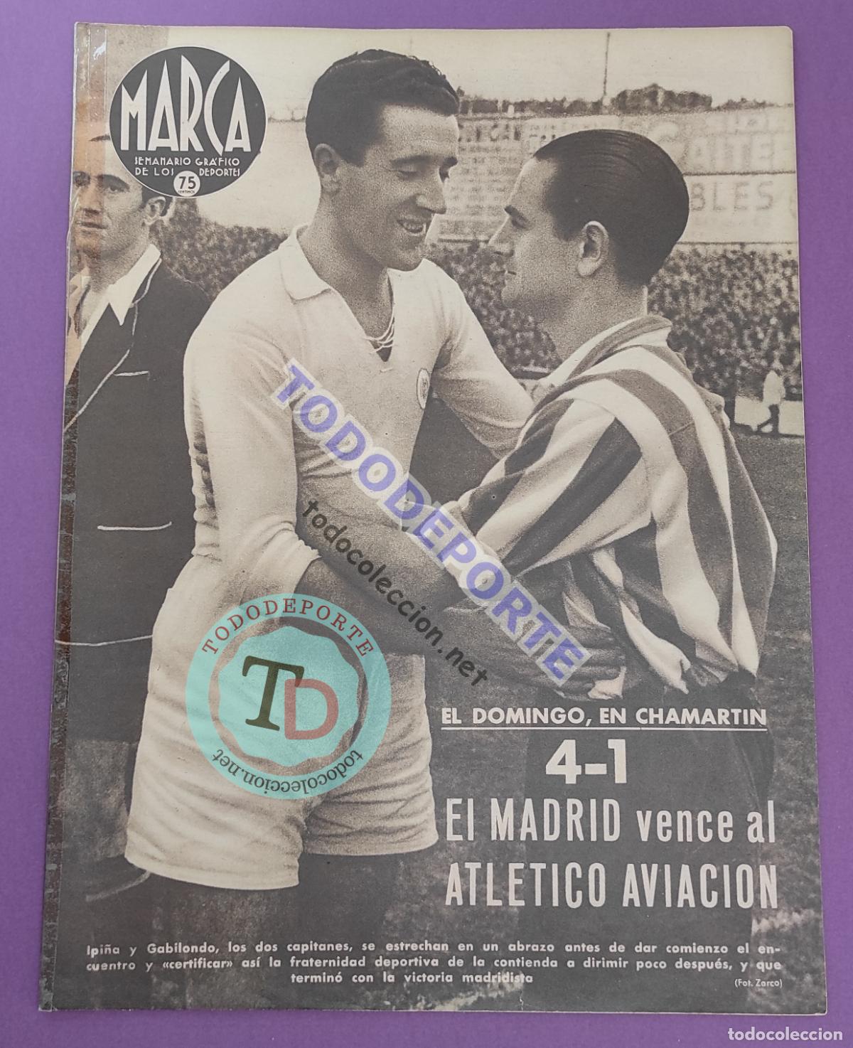 Sammelleidenschaft Sport: MARCA N&ordm; 164 1942 VALENCIA CAMPEON LIGA 41/42 MADRID 4-1 ATLETICO - RCD ESPA&Ntilde;OL 8-0 - ASCENSO BETIS