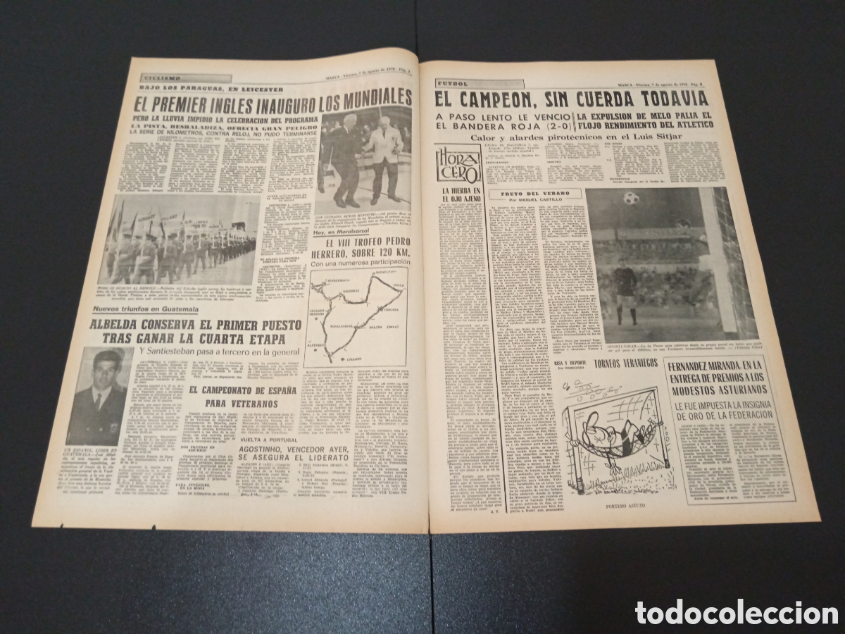 Coleccionismo deportivo: MARCA 07/08/1970 - Foto 2