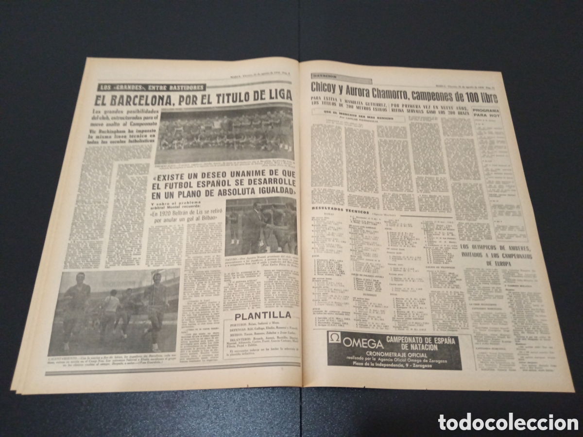 Coleccionismo deportivo: MARCA 21/08/1970 - Foto 4