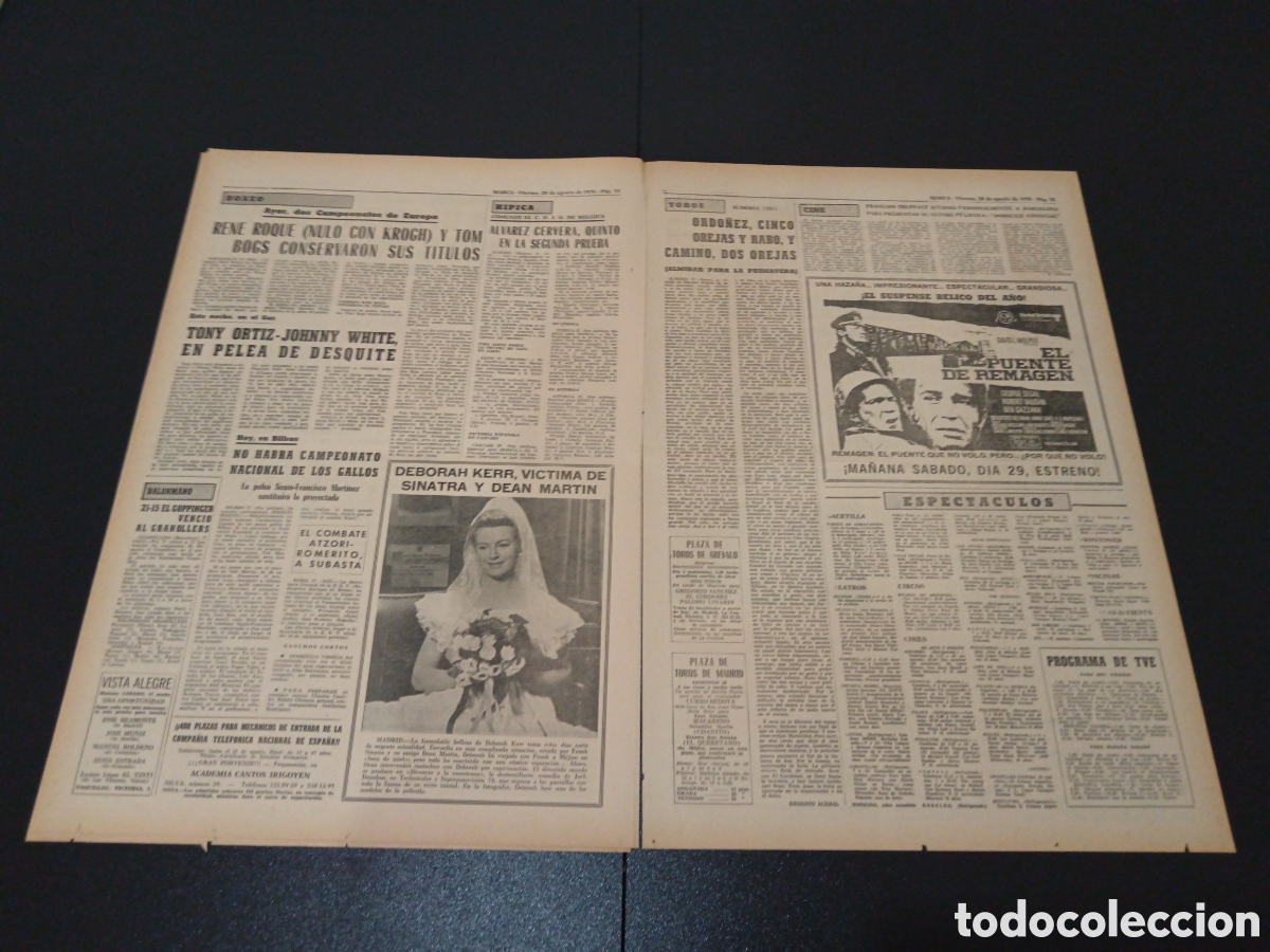Coleccionismo deportivo: MARCA 28/08/1970 - Foto 4