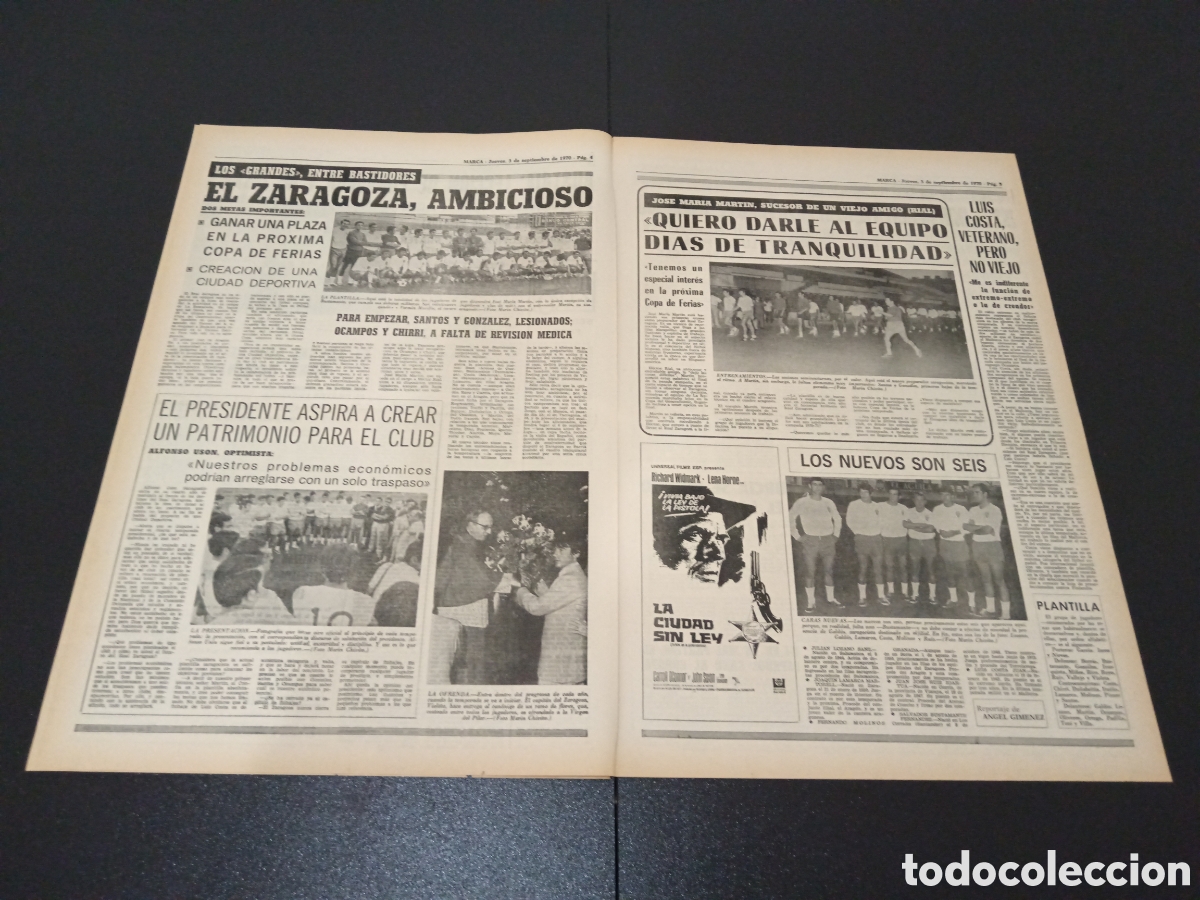 Coleccionismo deportivo: MARCA 03/09/1970 - Foto 3