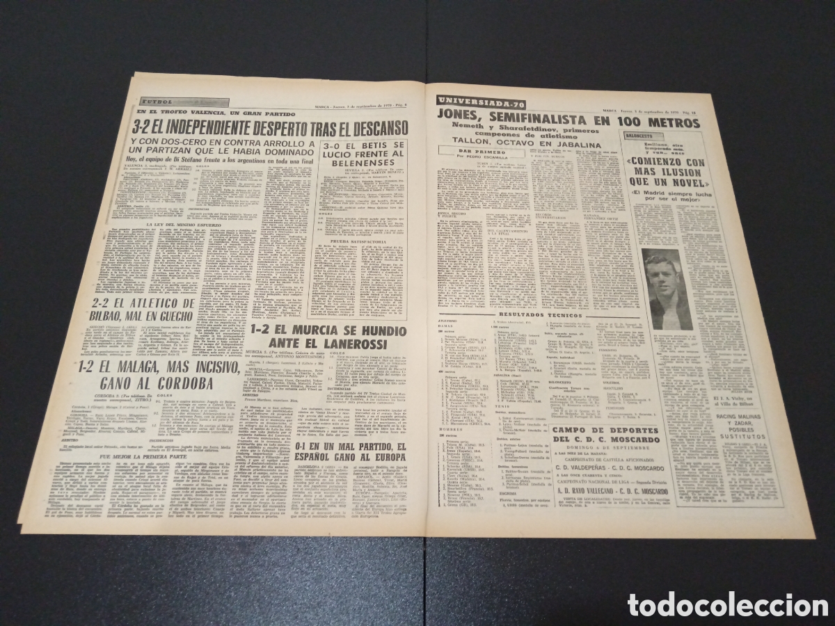 Coleccionismo deportivo: MARCA 03/09/1970 - Foto 4