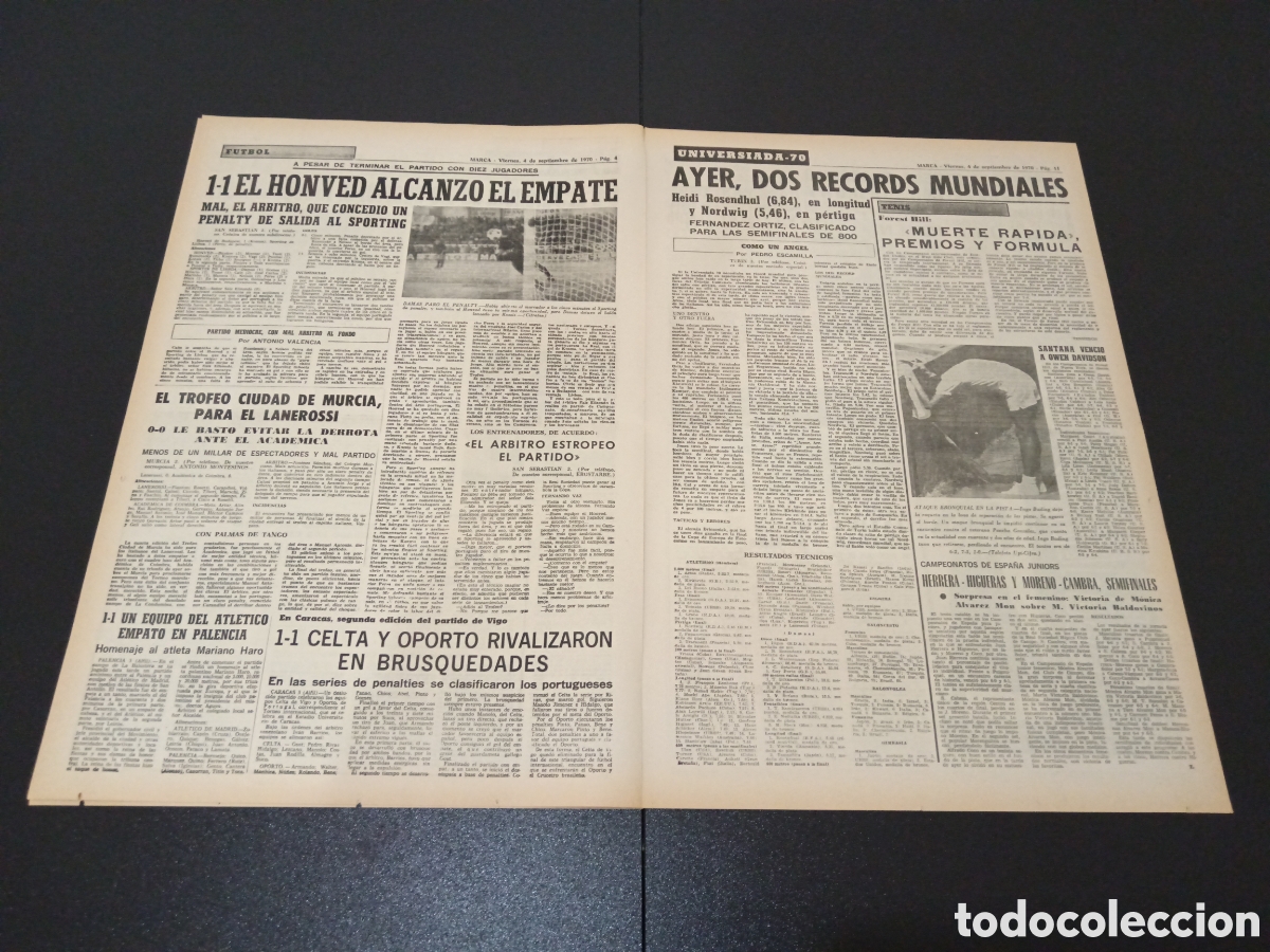 Coleccionismo deportivo: MARCA 04/09/1970 - Foto 3