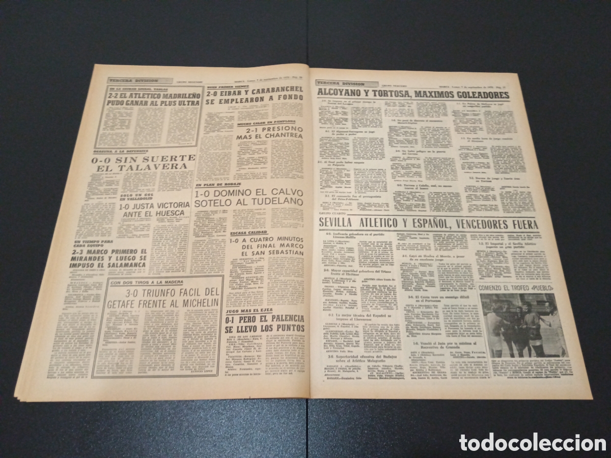 Coleccionismo deportivo: MARCA 07/09/1970 - Foto 6