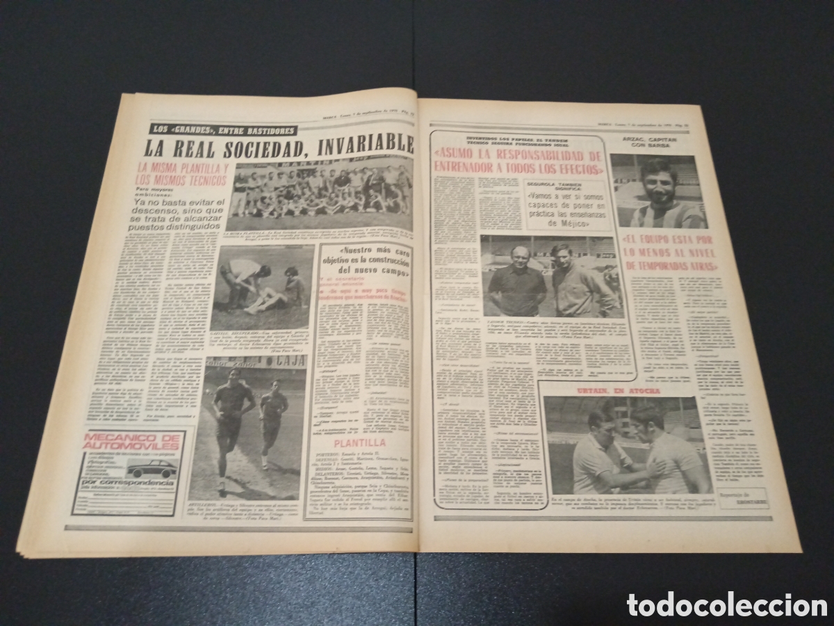 Coleccionismo deportivo: MARCA 07/09/1970 - Foto 7