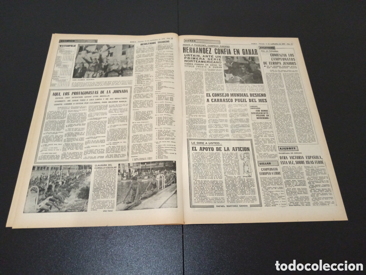 Coleccionismo deportivo: MARCA 11/09/1970 - Foto 4