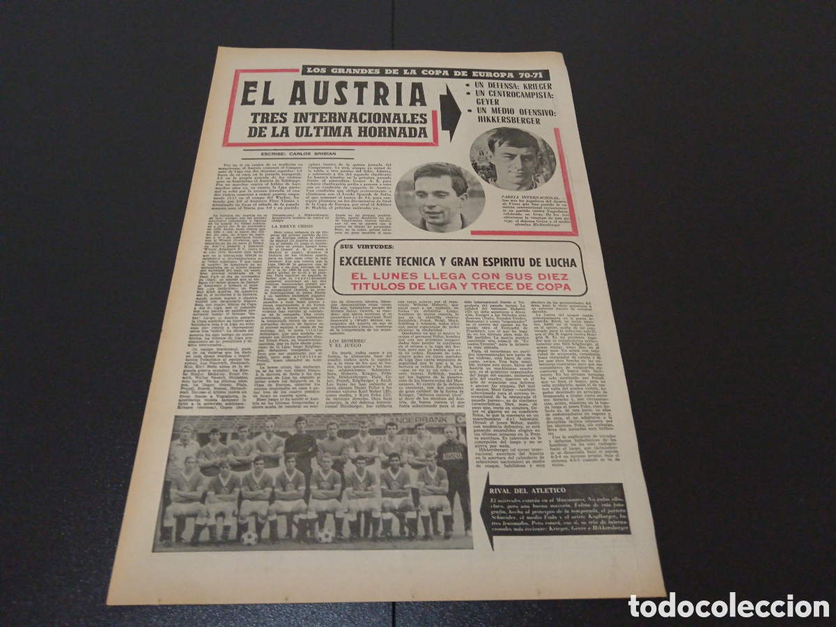 Coleccionismo deportivo: MARCA 11/09/1970 - Foto 6