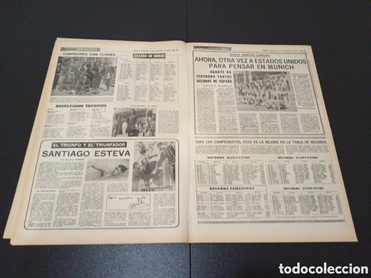 Coleccionismo deportivo: MARCA 13/09/1970 - Foto 6